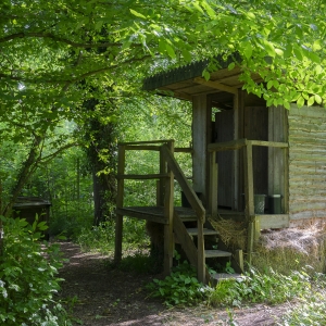 Outdoor compost toilet